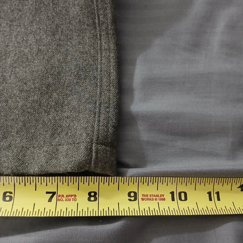 Ibex Merino Ramble Wool Pants Men 32 x 32 Charcoal Gray Straight Utility Outdoor
